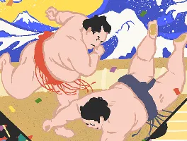 関取千両幟　角力の段